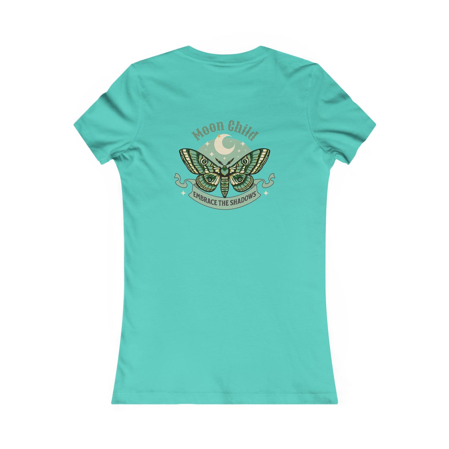 Women's Tee - Moon Child Moth Draw to the Moon