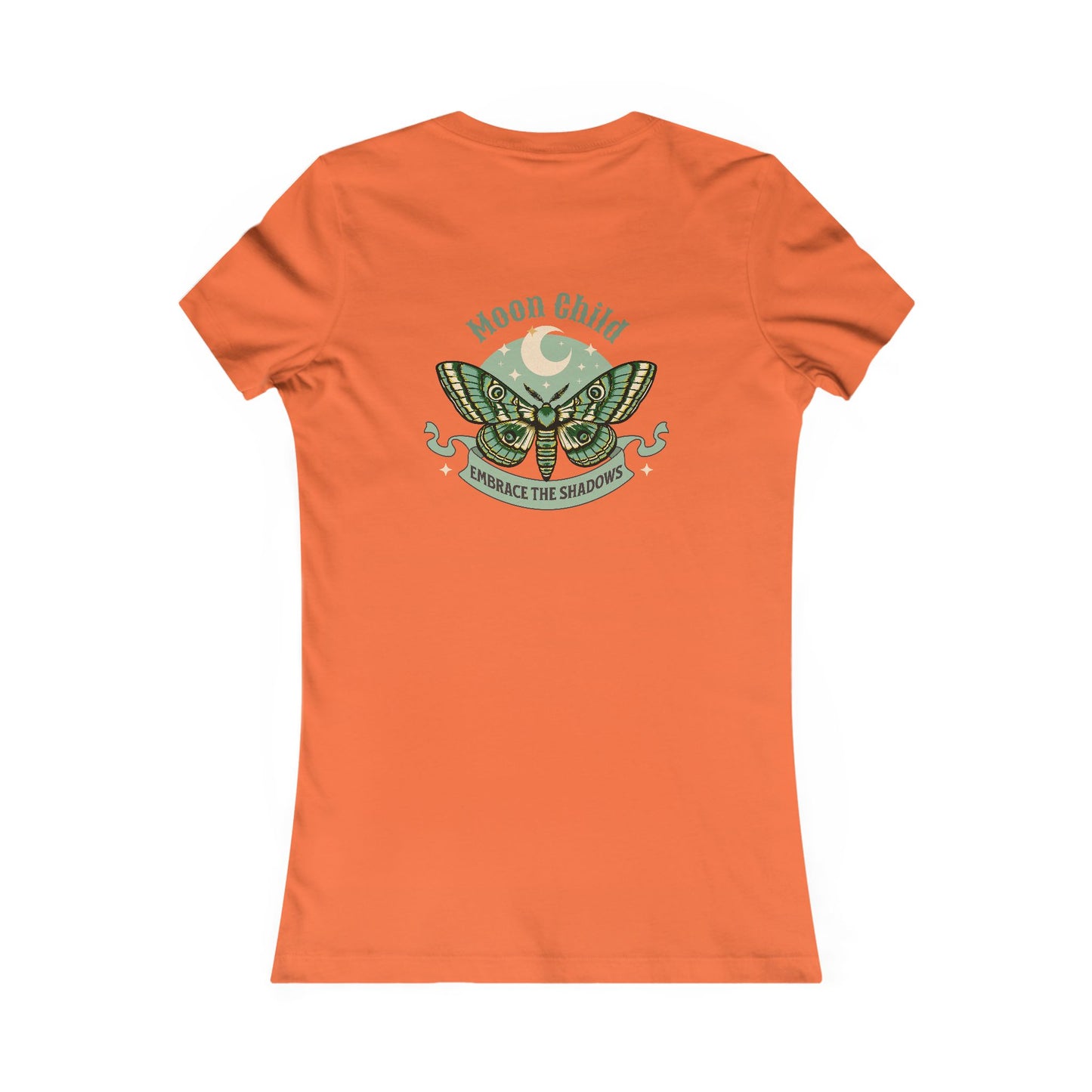 Women's Tee - Moon Child Moth Draw to the Moon
