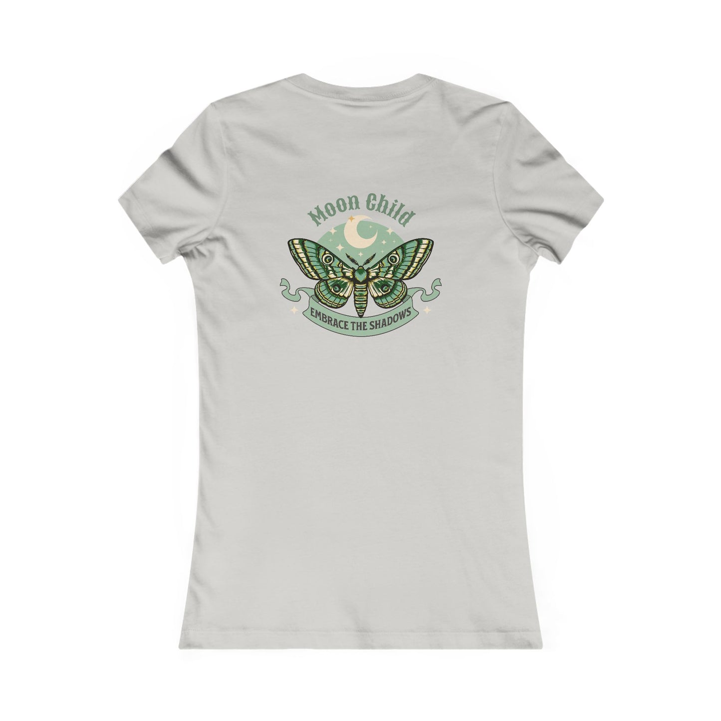 Women's Tee - Moon Child Moth Draw to the Moon