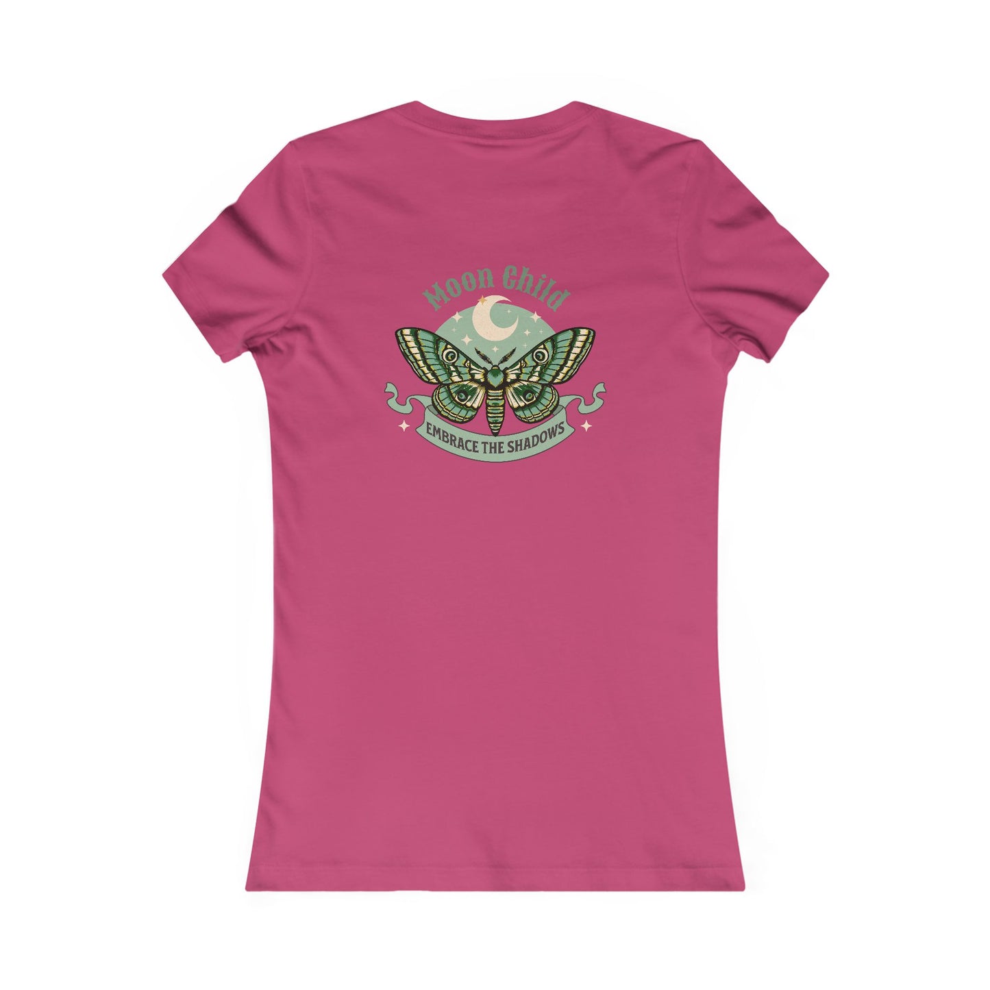 Women's Tee - Moon Child Moth Draw to the Moon