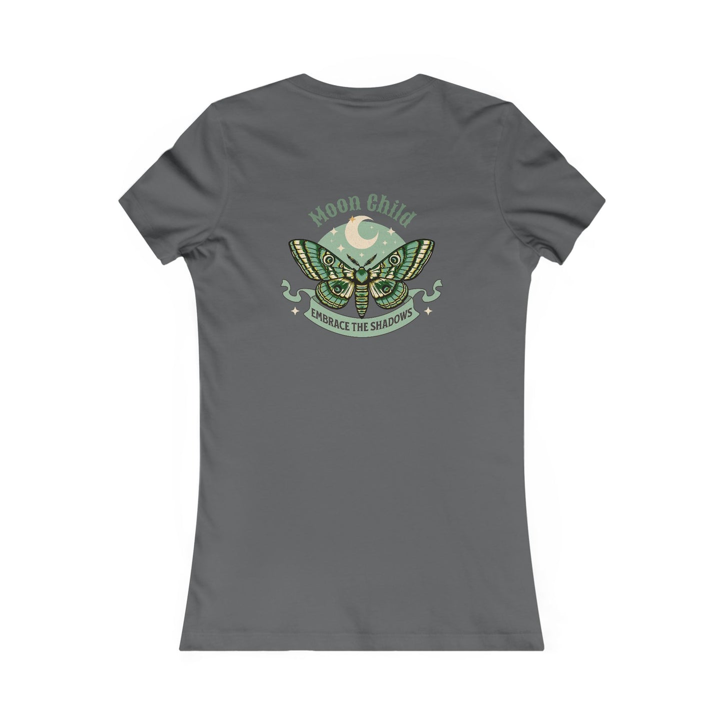 Women's Tee - Moon Child Moth Draw to the Moon
