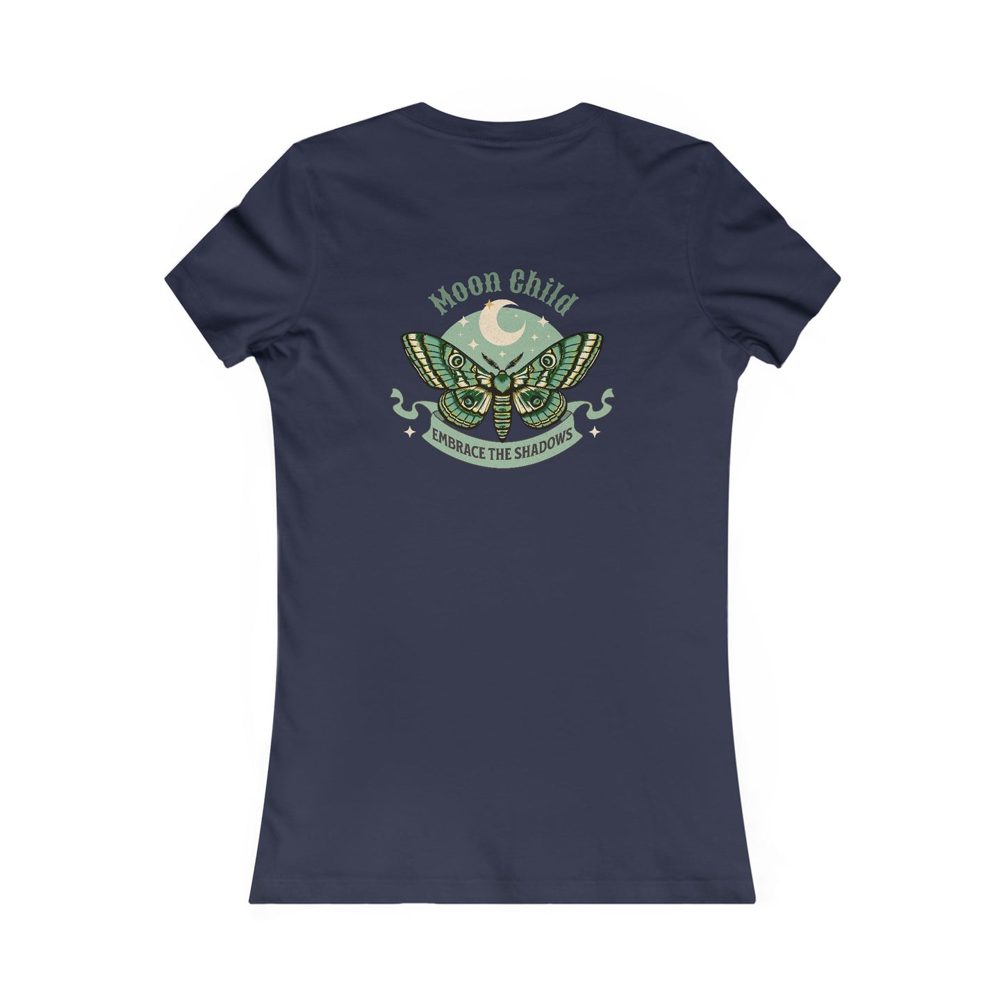 Women's Tee - Moon Child Moth Draw to the Moon