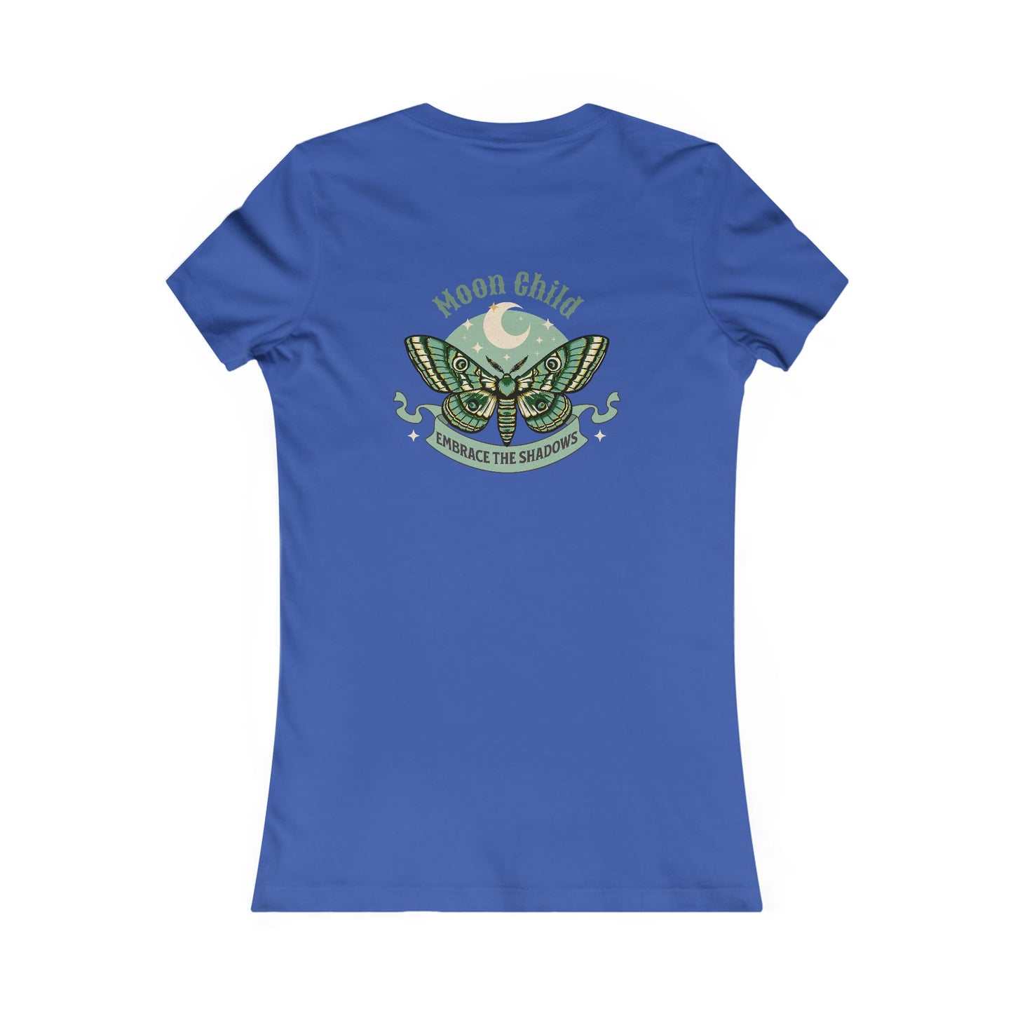 Women's Tee - Moon Child Moth Draw to the Moon