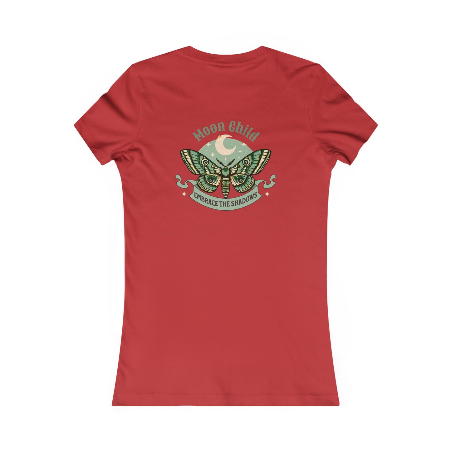 Women's Tee - Moon Child Moth Draw to the Moon
