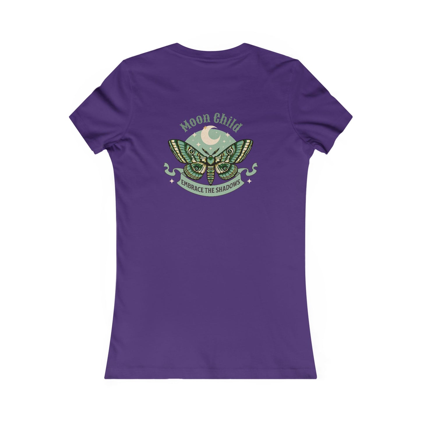 Women's Tee - Moon Child Moth Draw to the Moon