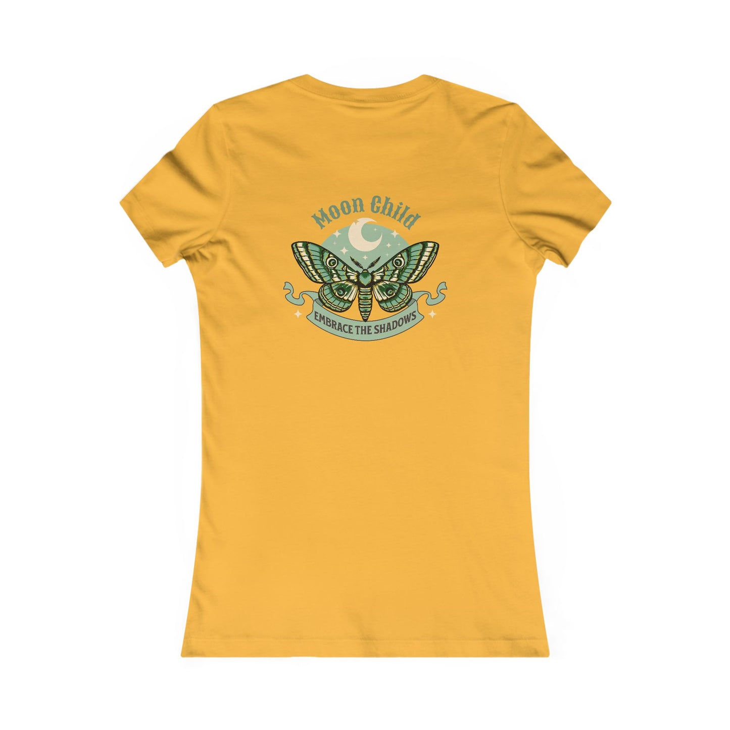 Women's Tee - Moon Child Moth Draw to the Moon