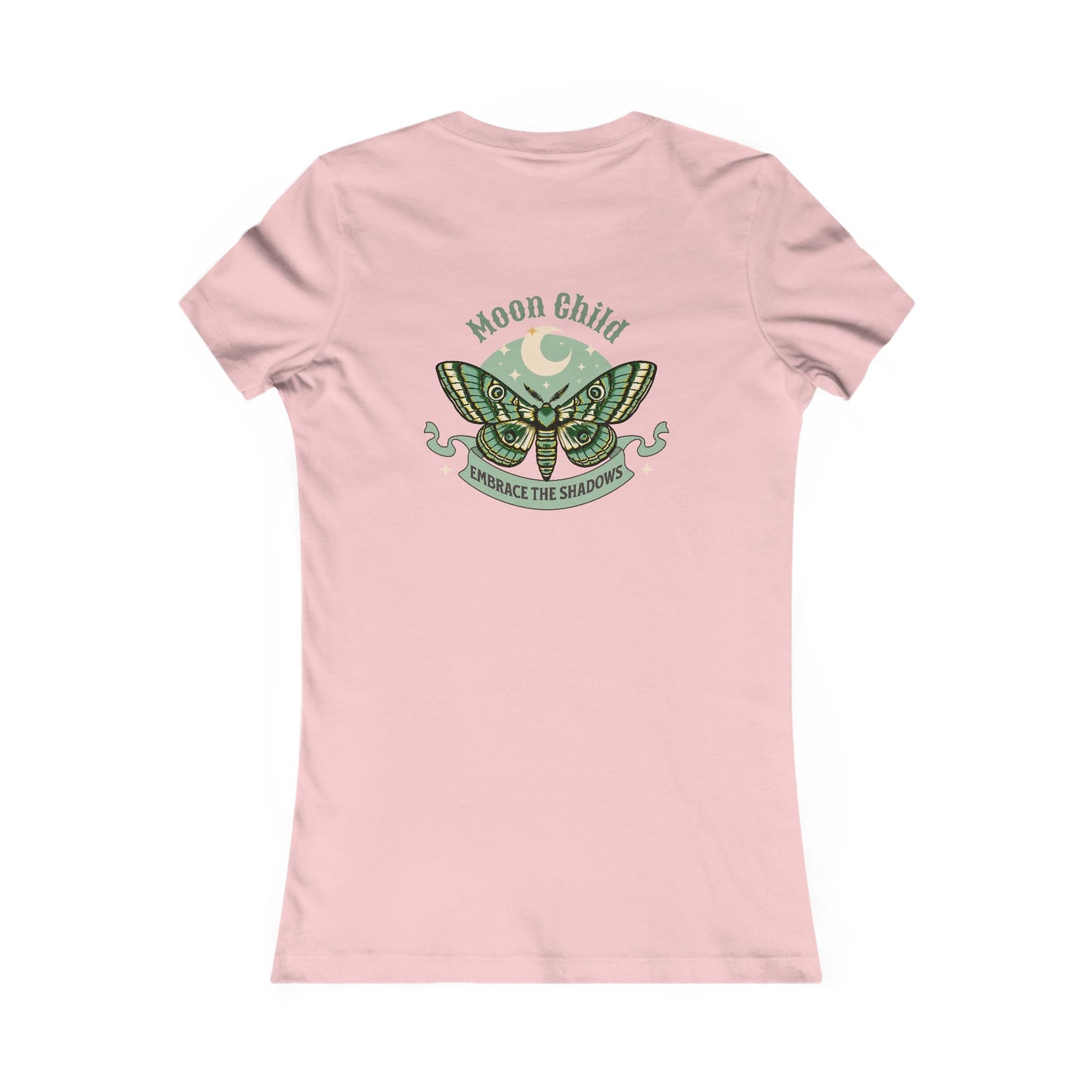 Women's Tee - Moon Child Moth Draw to the Moon