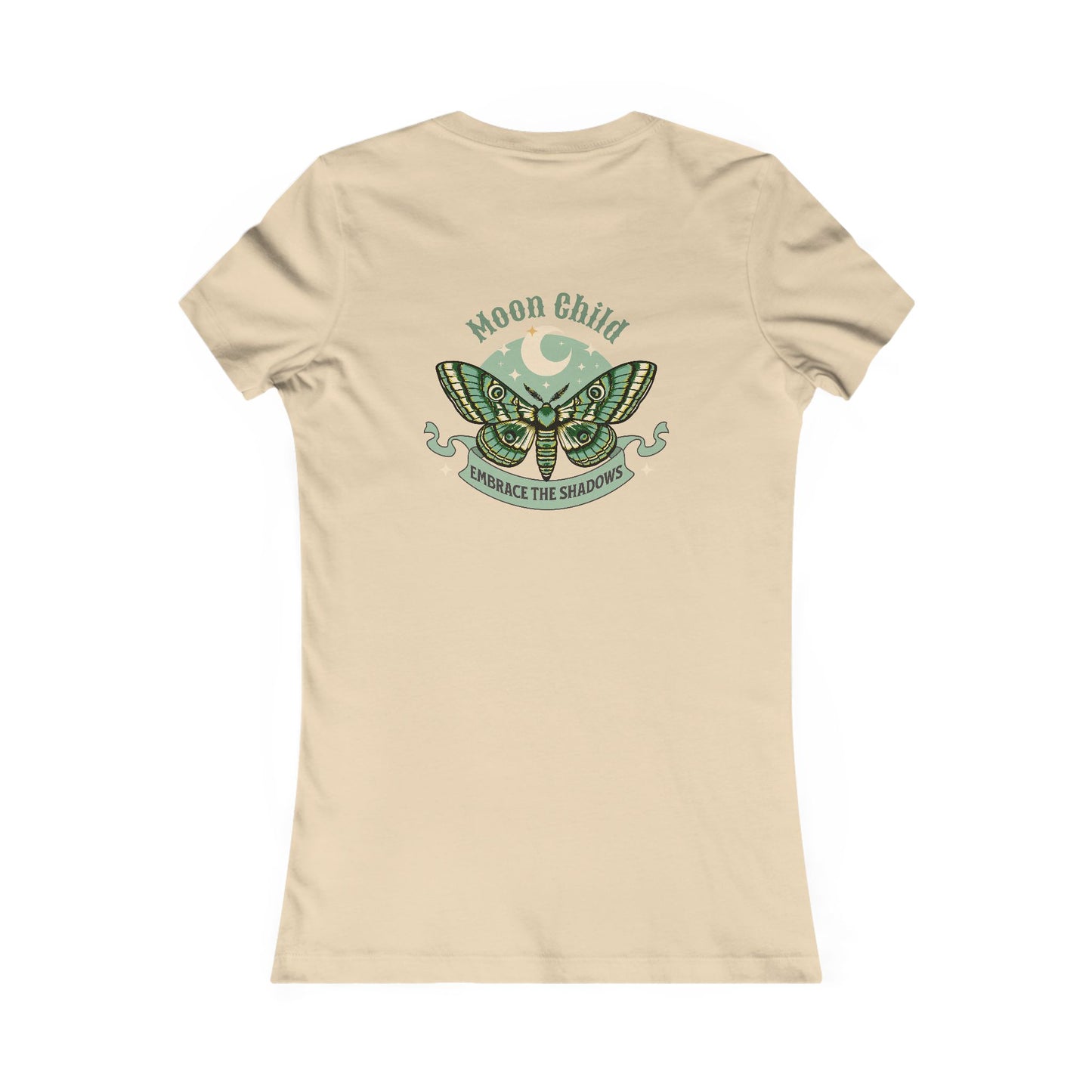 Women's Tee - Moon Child Moth Draw to the Moon