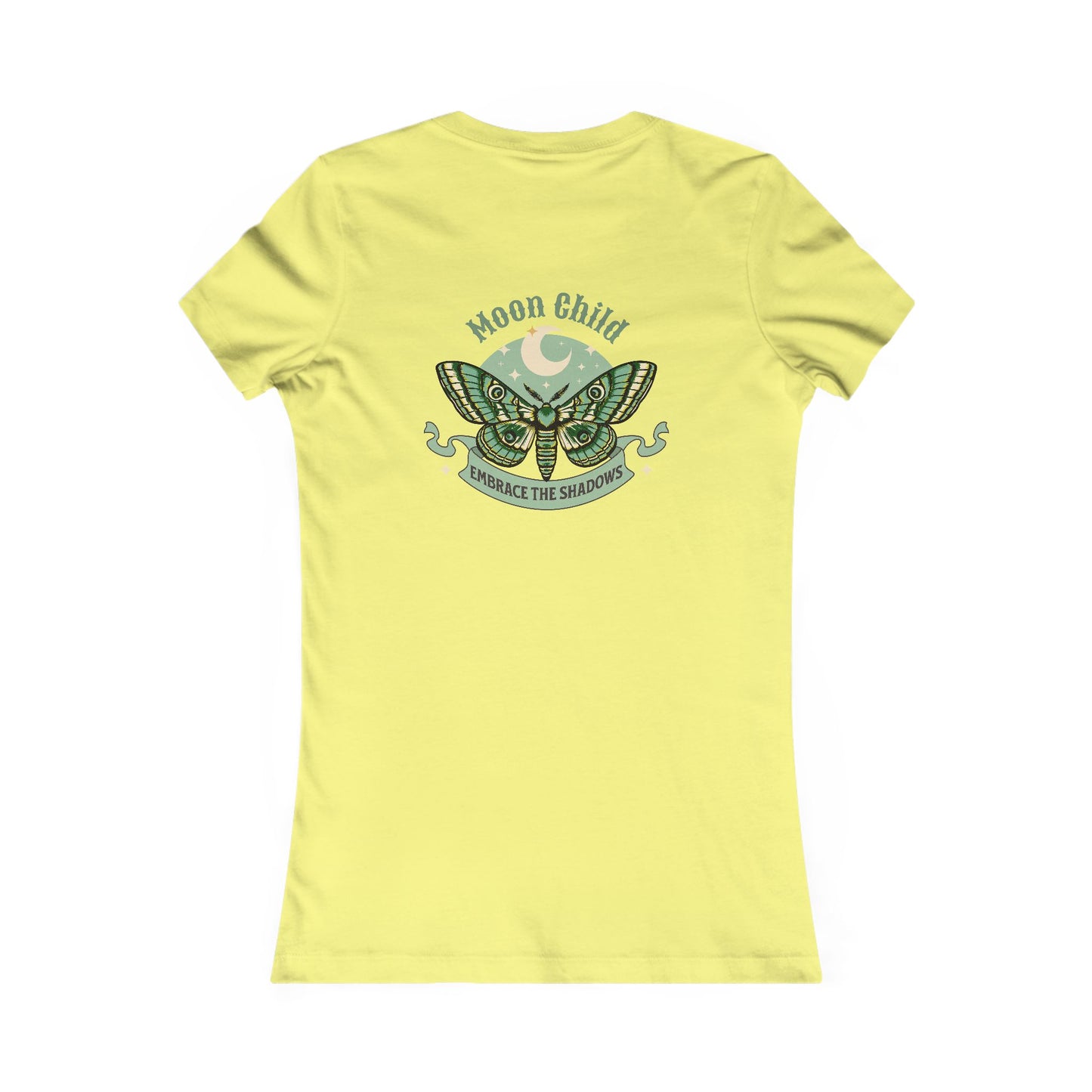 Women's Tee - Moon Child Moth Draw to the Moon