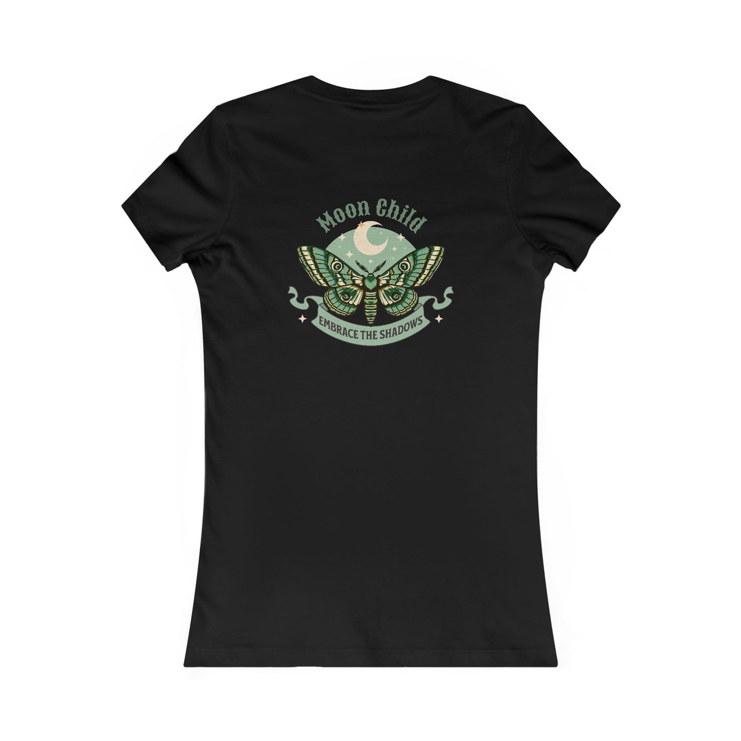 Women's Tee - Moon Child Moth Draw to the Moon