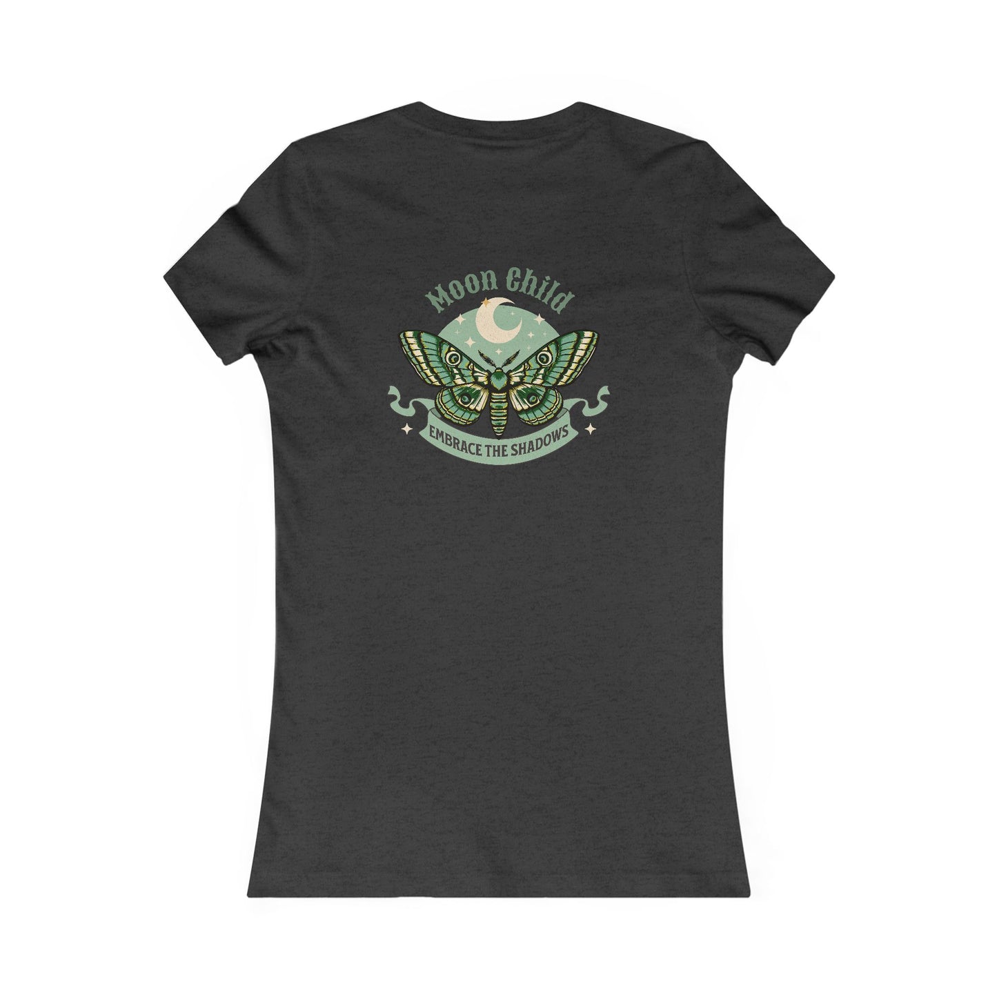 Women's Tee - Moon Child Moth Draw to the Moon