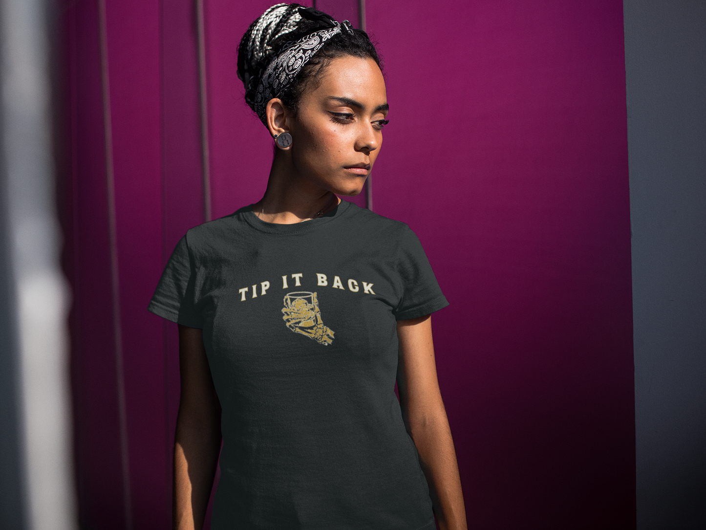 Shot-Taking Tee for Partygoers