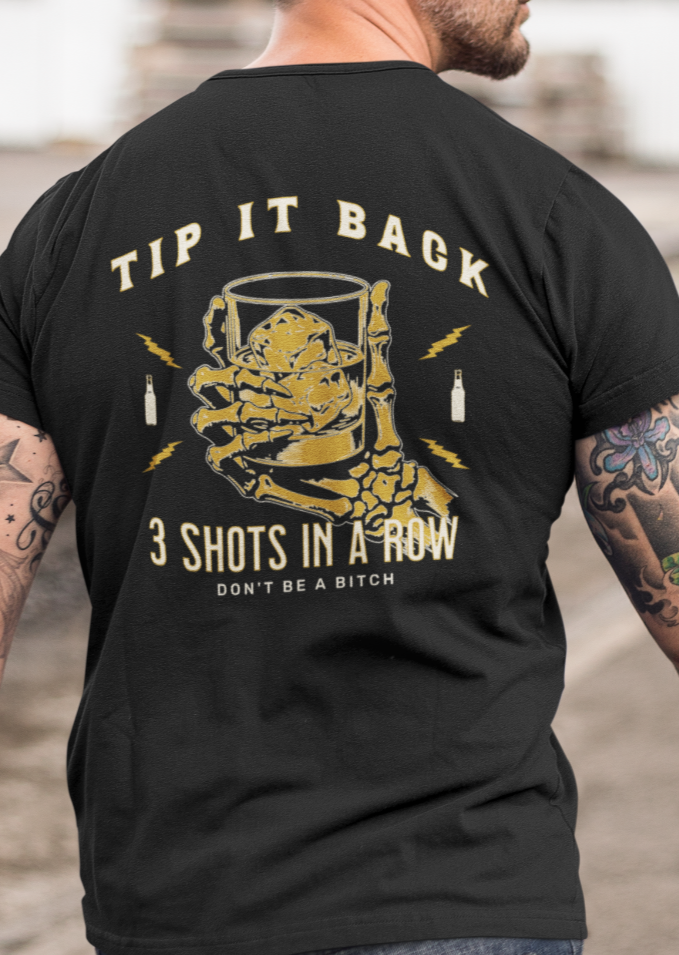 Shot-Taking Tee for Partygoers