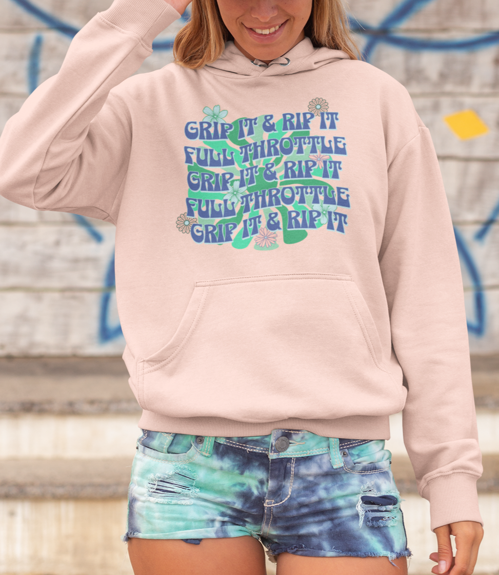 Grip it and Rip it Hoodie front print