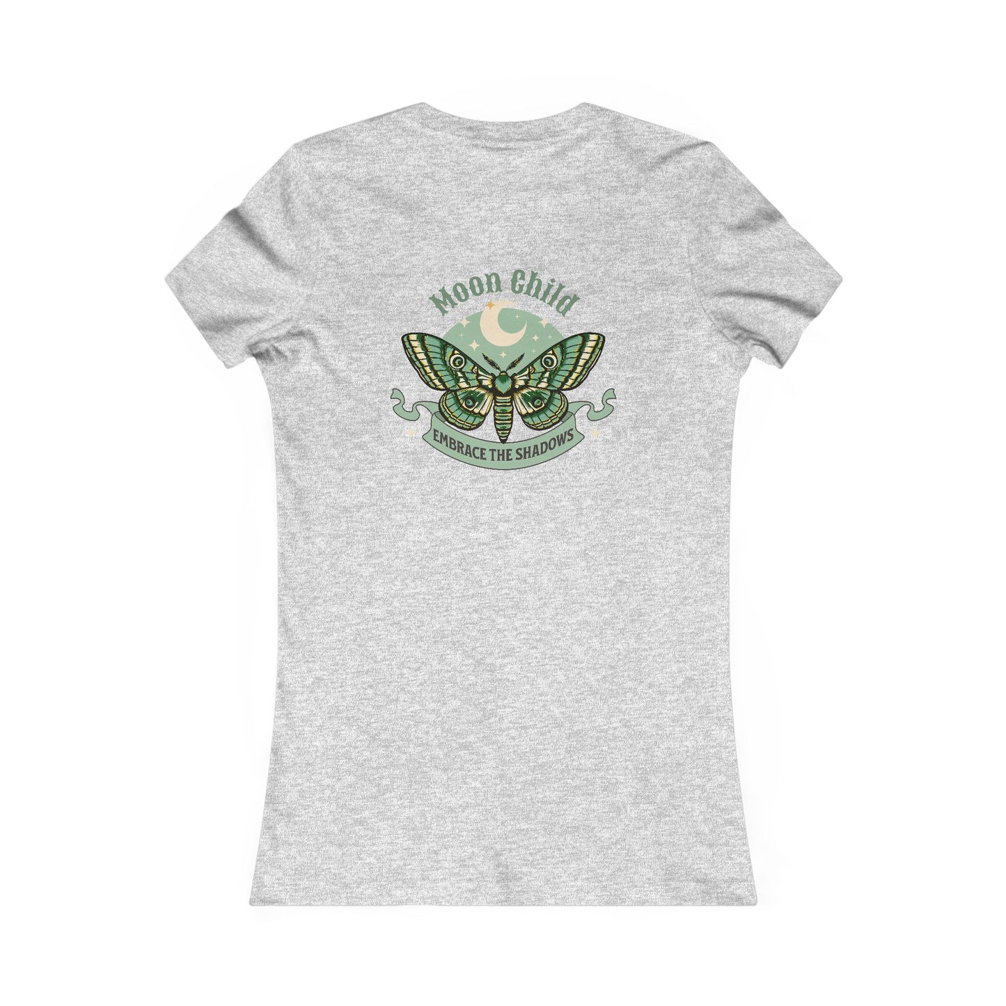 Women's Tee - Moon Child Moth Draw to the Moon