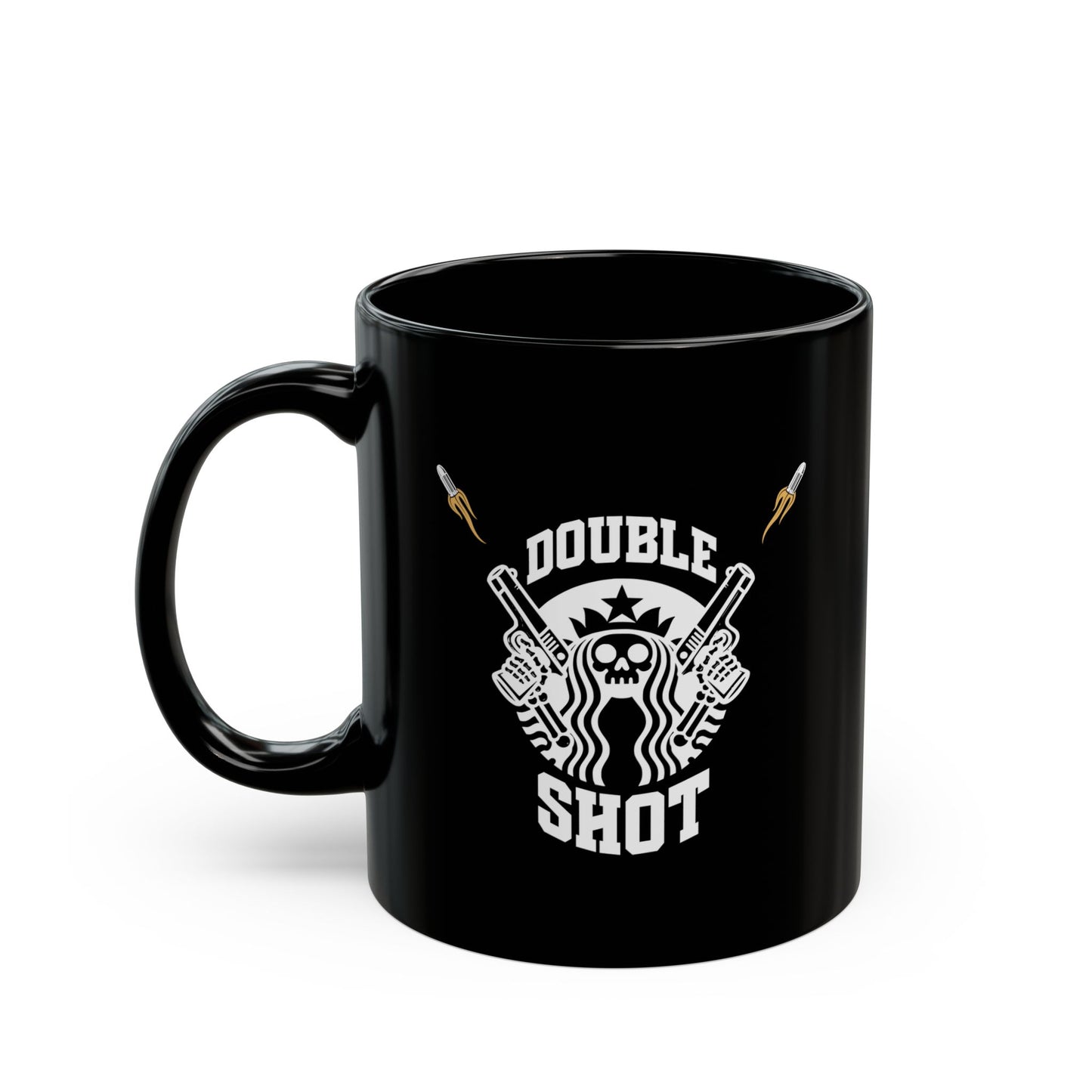 Double Shot your Gun and your Coffee - Black