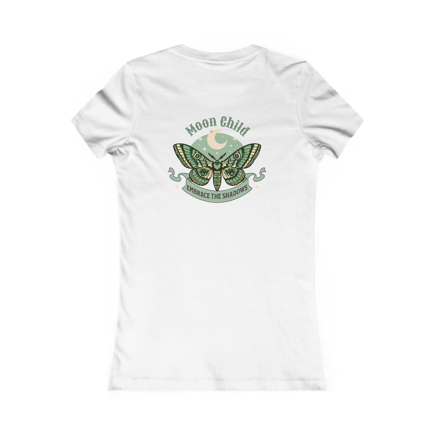 Women's Tee - Moon Child Moth Draw to the Moon