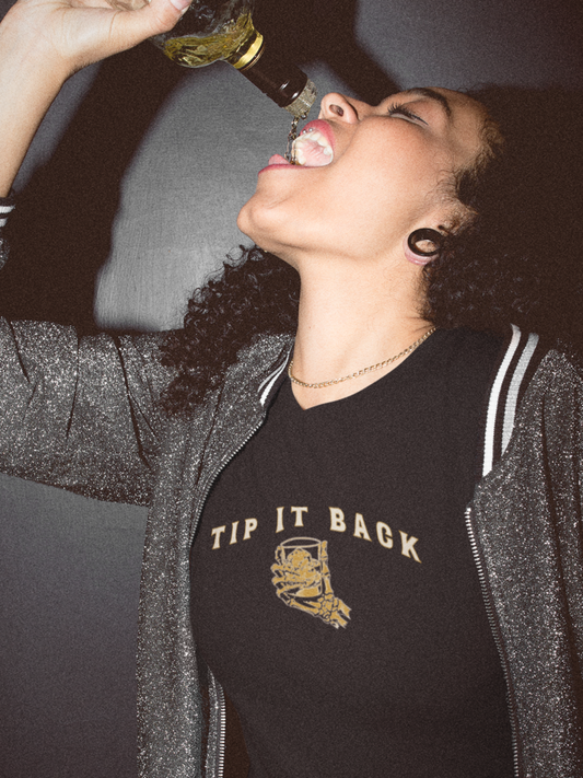 Shot-Taking Tee for Partygoers