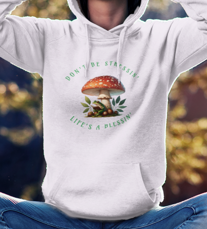 Don't be Stressin lifes a Blessin Hoodie