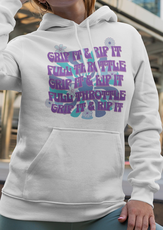 Grip it and Rip it Hoodie front print