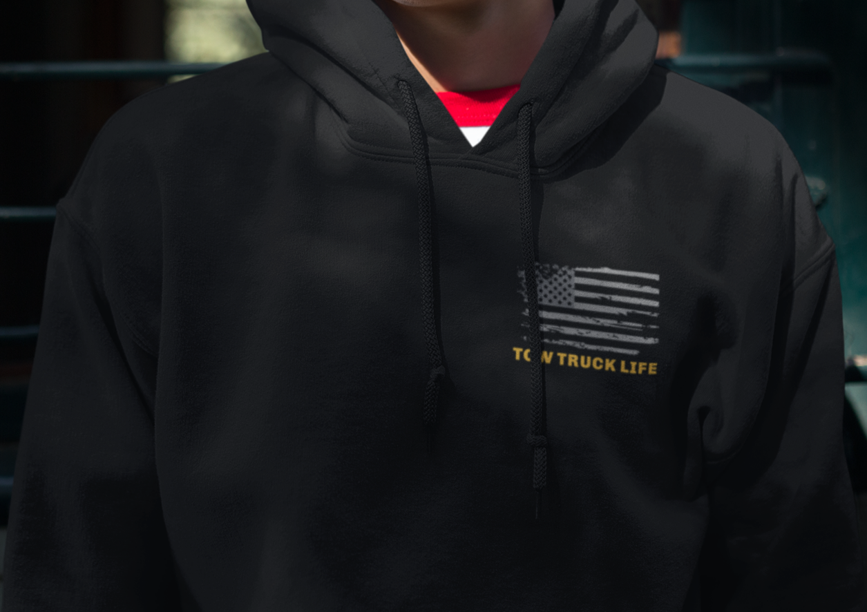 Father Husband Tow Truck Driver Hoodie