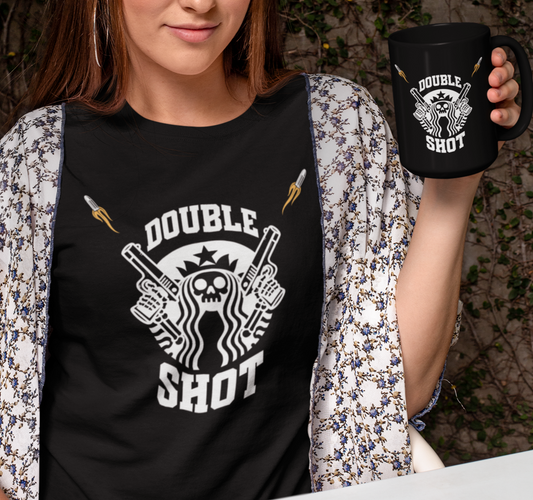 Guns and Coffee Front Print