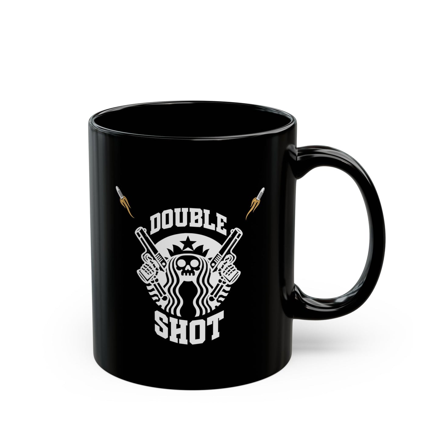 Double Shot your Gun and your Coffee - Black